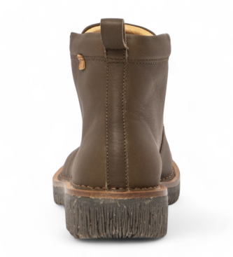 El Naturalista Bottines en cuir N5583 Vert volcan