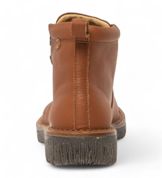 El Naturalista Skórzane buty za kostkę N5583 Volcano brązowe
