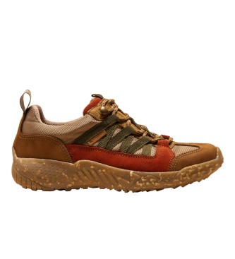 El Naturalista Leather Sneakers N5621 Gorbea brown, red