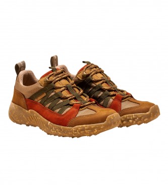 El Naturalista Sneakers i lder N5621 Gorbea brun, rd