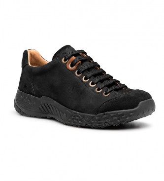 El Naturalista Skórzane buty N5622 Pleasant-Lux czarne