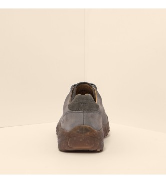 El Naturalista Sapatos de couro N5622 Pleasant-Lux Suede cinzento