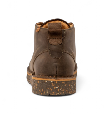 El Naturalista Leather ankle boots N5630 green