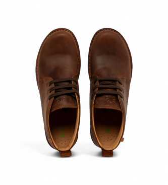 El Naturalista Arizona brown leather ankle boots