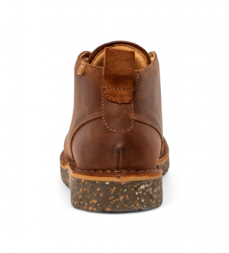 El Naturalista Arizona brown leather ankle boots