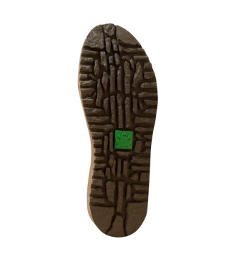 El Naturalista Skórzane buty za kostkę N5630 Przyjemna czerń