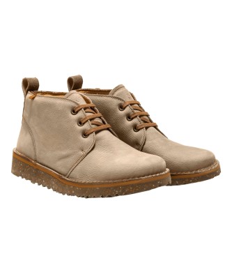 El Naturalista Leather ankle boots N5630 gray