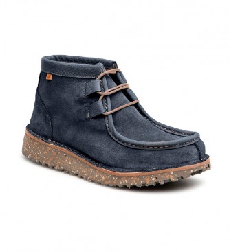 El Naturalista Leather ankle boots N5631 Lux blue