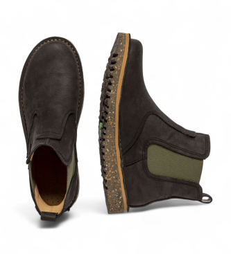 El Naturalista Leather Ankle Boots N5632 Felsen black