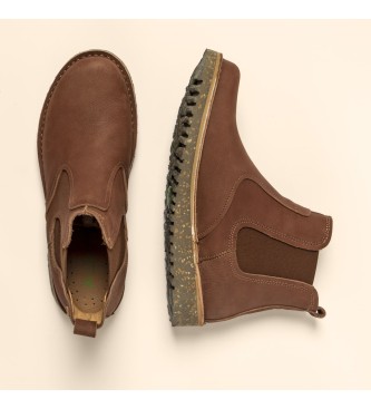 El Naturalista Skórzane buty za kostkę N5632 Felsen brązowe