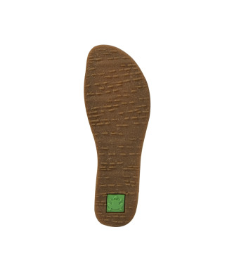 El Naturalista Leather sandals N5652 green