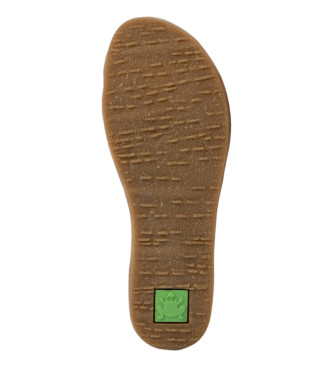El Naturalista Leather Sandals N5653 Multi beige