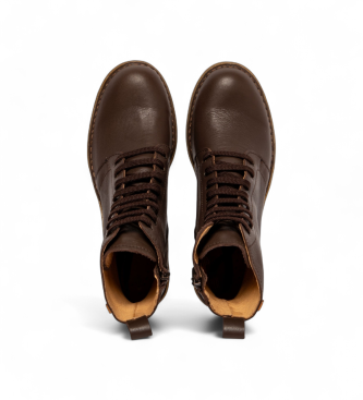 El Naturalista Bottines en cuir marron N5660S