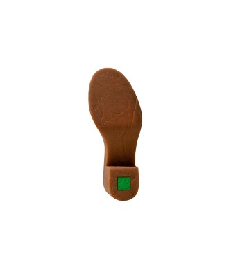El Naturalista Leather Sandals N5664 Ticino brown -Heel height 5,5cm