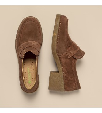 El Naturalista Leather Loafers N5667 Ticino brown -Heel height 5,5cm