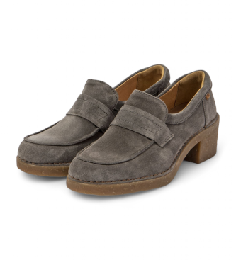 El Naturalista Mocasines de piel N5667 gris 