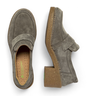 El Naturalista Mocasines de piel N5667 gris 