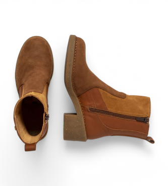 El Naturalista N5668 Stivaletti in pelle marrone Ticino