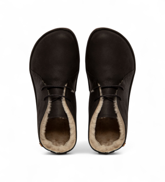 El Naturalista Pleasant leather ankle boots black
