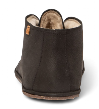 El Naturalista Pleasant leather ankle boots black