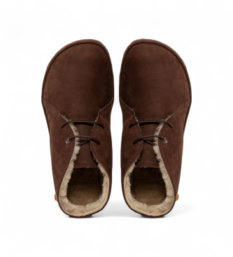 El Naturalista Pleasant brown leather ankle boots