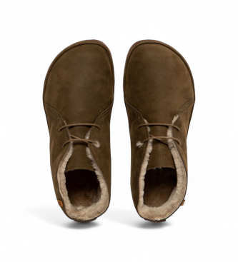 El Naturalista Pleasant green leather ankle boots