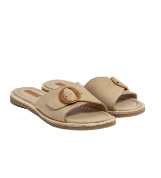 El Naturalista Leren sandalen N5690 grijs