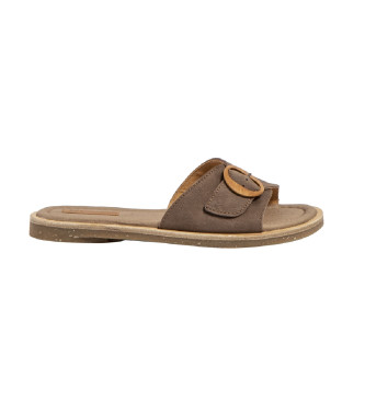El Naturalista Leather sandals N5690 Tonami brown