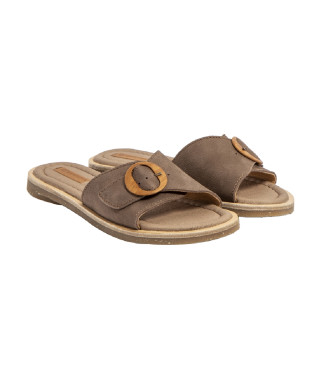El Naturalista Leren sandalen N5690 Tonami bruin