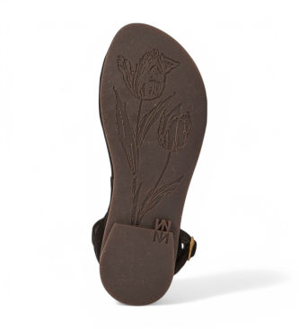 El Naturalista Sandales en cuir N5693 Tulip noir