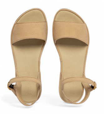 El Naturalista Leather sandals N5693 Tulip beige