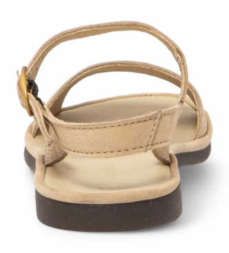 El Naturalista Leather sandals N5693 Tulip beige