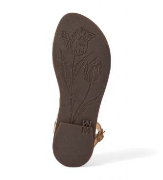El Naturalista Leather sandals N5693 Tulip beige