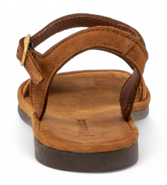 El Naturalista N5693 Sandali Tulip in pelle marrone