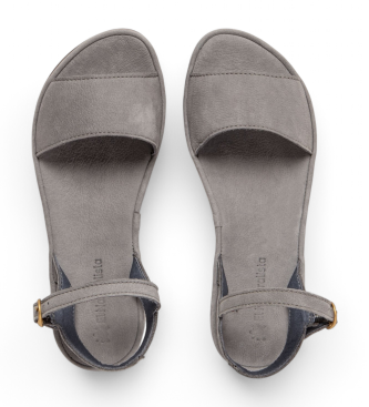 El Naturalista Leather sandals N5693 Tulip grey