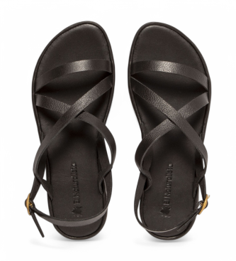El Naturalista Sandaler i læder N5694 Tulip sort