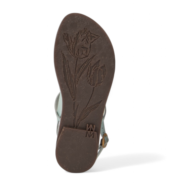 El Naturalista Leren sandalen N5694 Tulp blauw