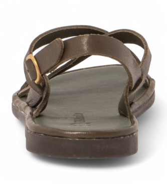 El Naturalista Leather sandals N5694 Tulip green