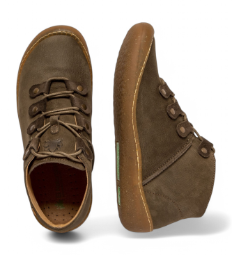 El Naturalista Bottines en cuir N5736 Pawikan vert