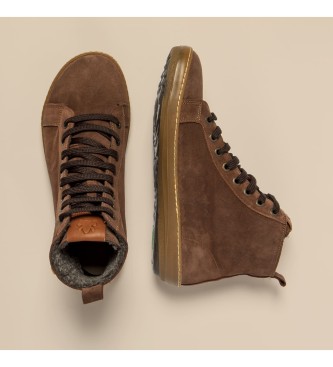 El Naturalista Leather shoes N5752 Silk Suede Chocolate