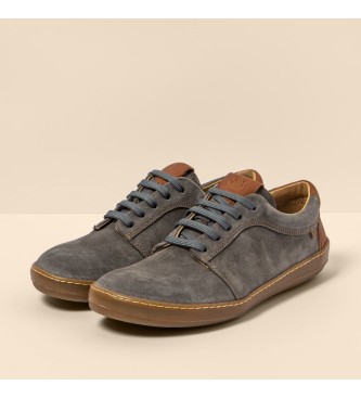 El Naturalista N5753 Silk Suede graphite chaussures en cuir