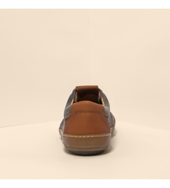 El Naturalista N5753 Silk Suede graphite leather shoes