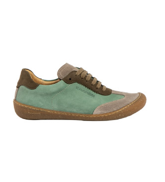 El Naturalista Leather Sneakers N5766 Pawikan green
