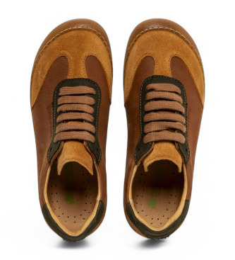 El Naturalista Leder Turnschuhe N5766 Pawikan braun