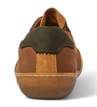 El Naturalista Leder Turnschuhe N5766 Pawikan braun