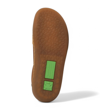 El Naturalista Leder Turnschuhe N5766 Pawikan braun