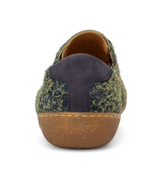 El Naturalista Wulf greenish blue leather shoes