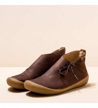 El Naturalista Sapatos de botas de couro castanho/pawikan castanho N5771 Pleasant Brown/pawikan castanho
