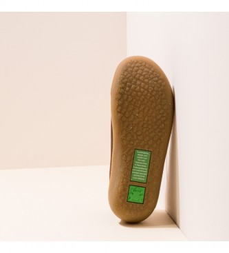 El Naturalista Sapatos de botas de couro castanho/pawikan castanho N5771 Pleasant Brown/pawikan castanho
