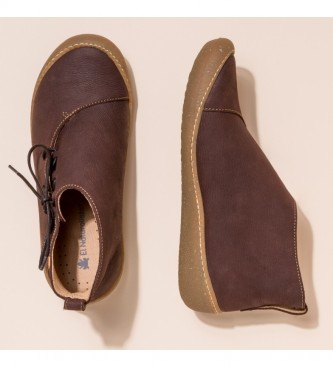El Naturalista N5771 Pleasant Brown/pawikan braune Lederstiefelette Schuhe